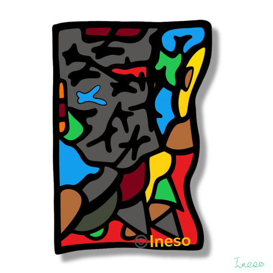 Stressed, 40 x 40cm, 2022