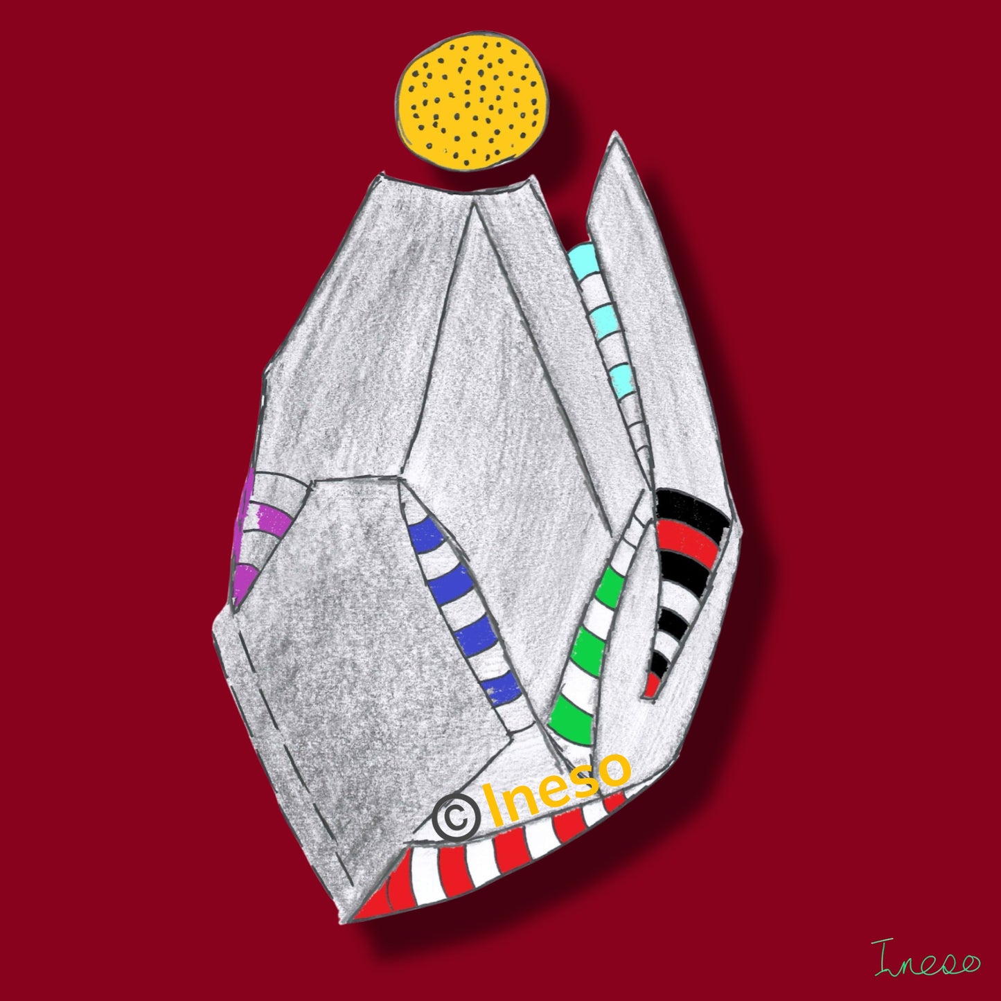 The Candle Maker, 40 x 40cm, 2017 (3 Variants)