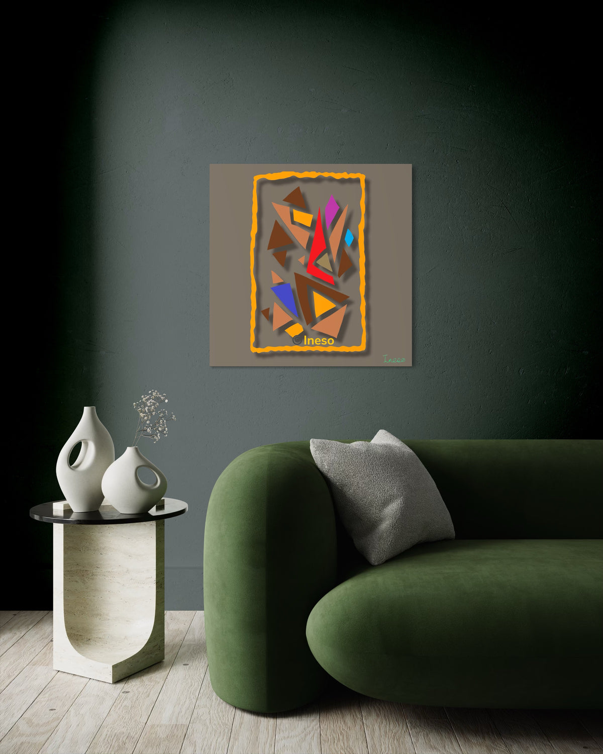 Regal, 40 x 40cm, 2022 (2 Variants)