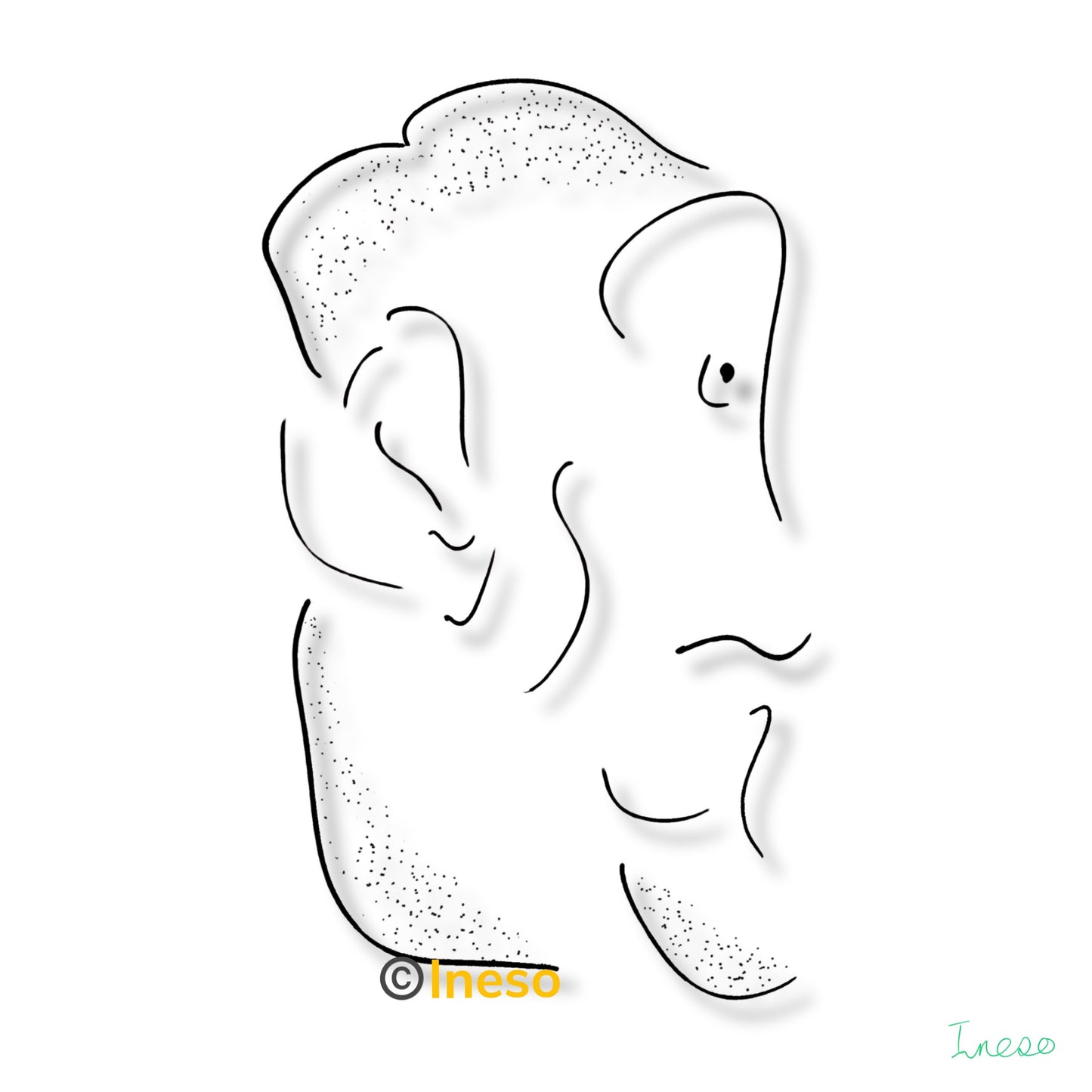 Mr Sophisticated, 40 x 40cm, 2024 (2 Variants)