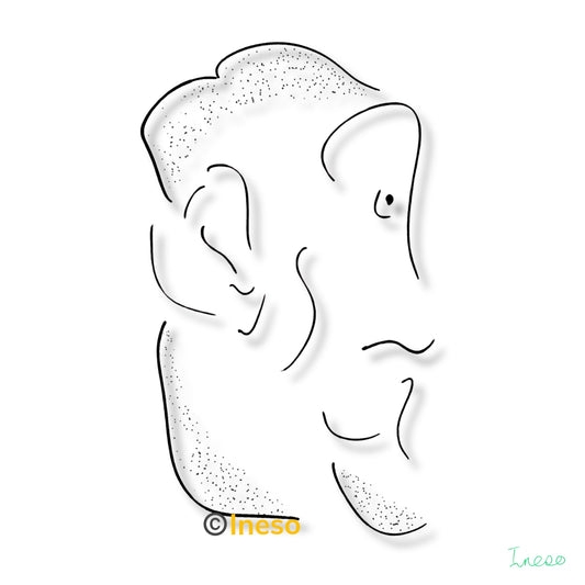 Mr Sophisticated, 40 x 40cm, 2024 (2 Variants)