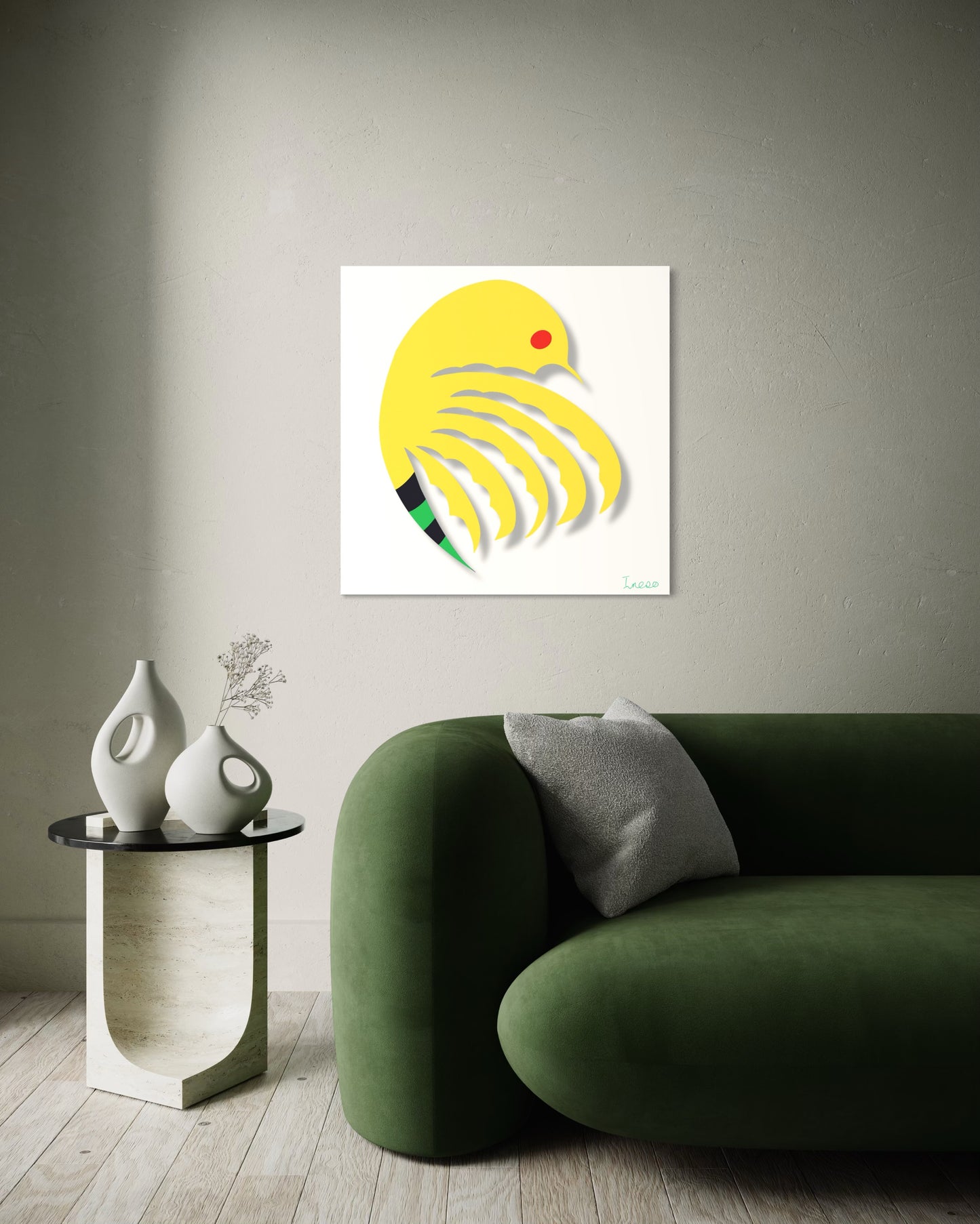 Talons, 40 x 40cm, 2016 (2 Variants)