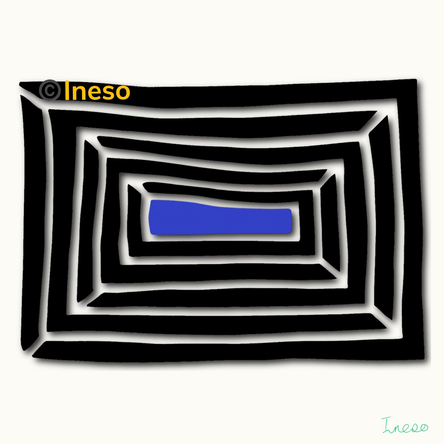 Mazing Pool, 40 x 40cm, 2023
