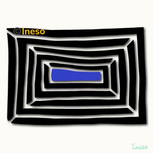 Mazing Pool, 40 x 40cm, 2023