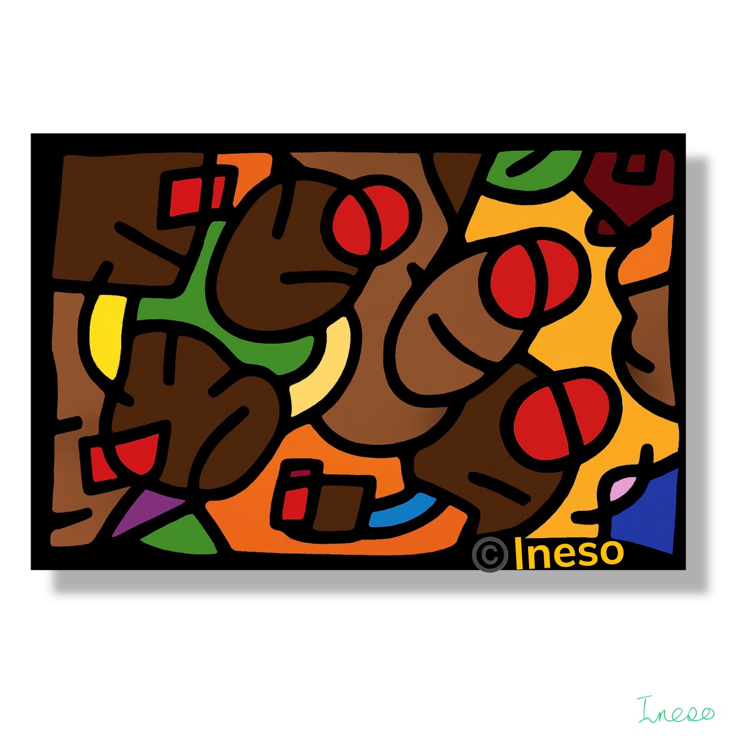 Chaos, 40 x 40cm, 2022