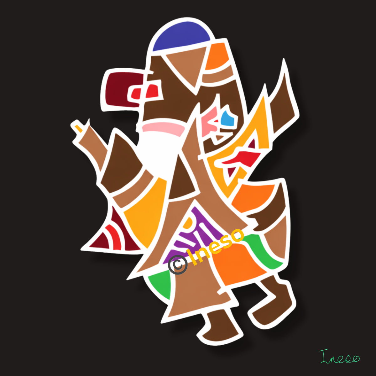 Olopa, 40 x 40cm, 2022 (3 Variants)