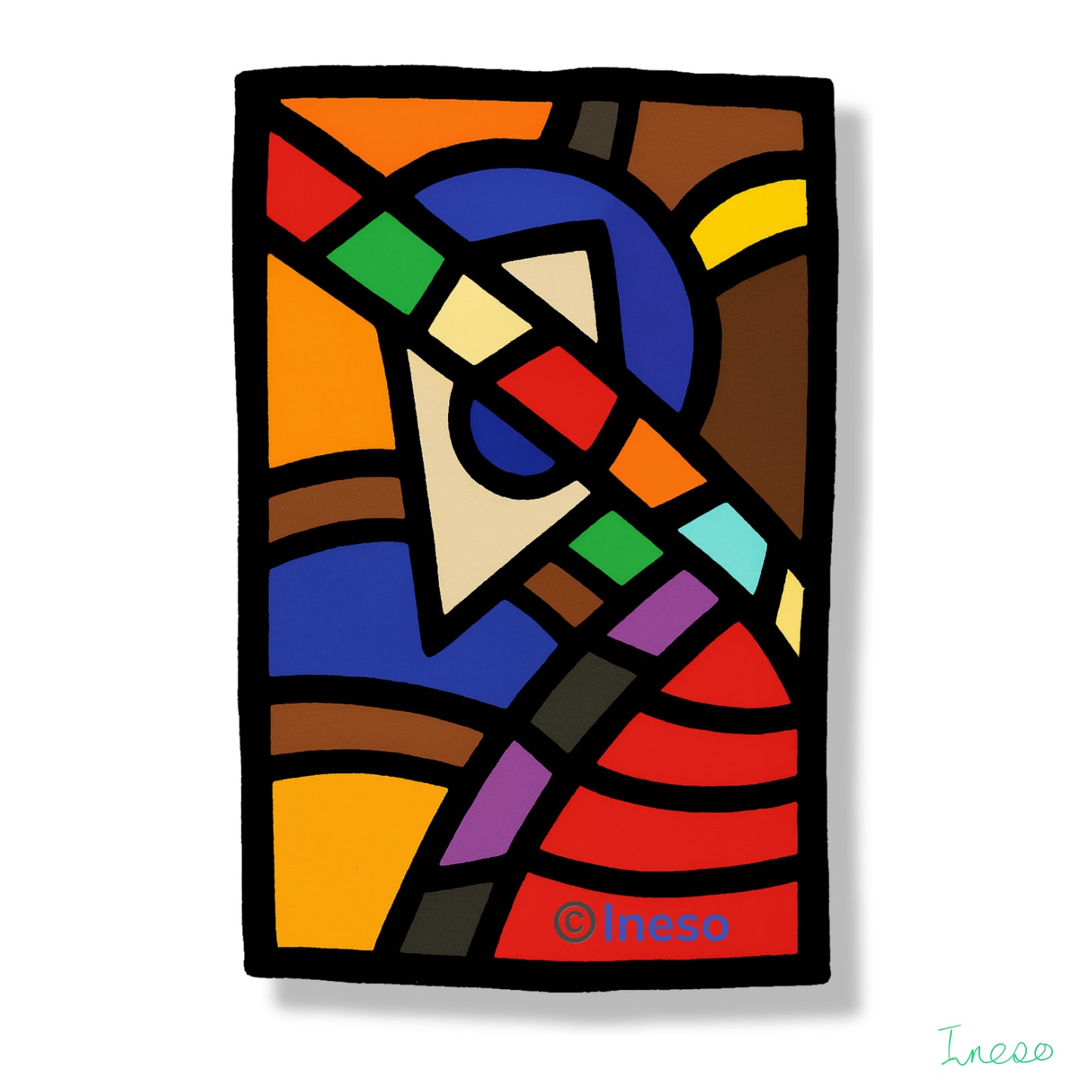 Android, 40 x 40cm, 2024