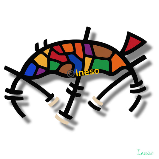 Can I Pet Dat Dawg? 40 x 40cm, 2025