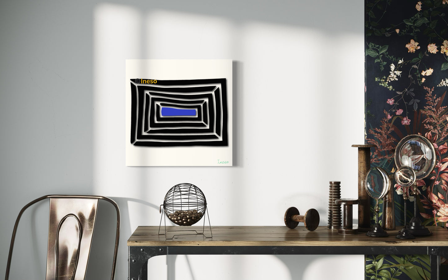 Mazing Pool, 40 x 40cm, 2023