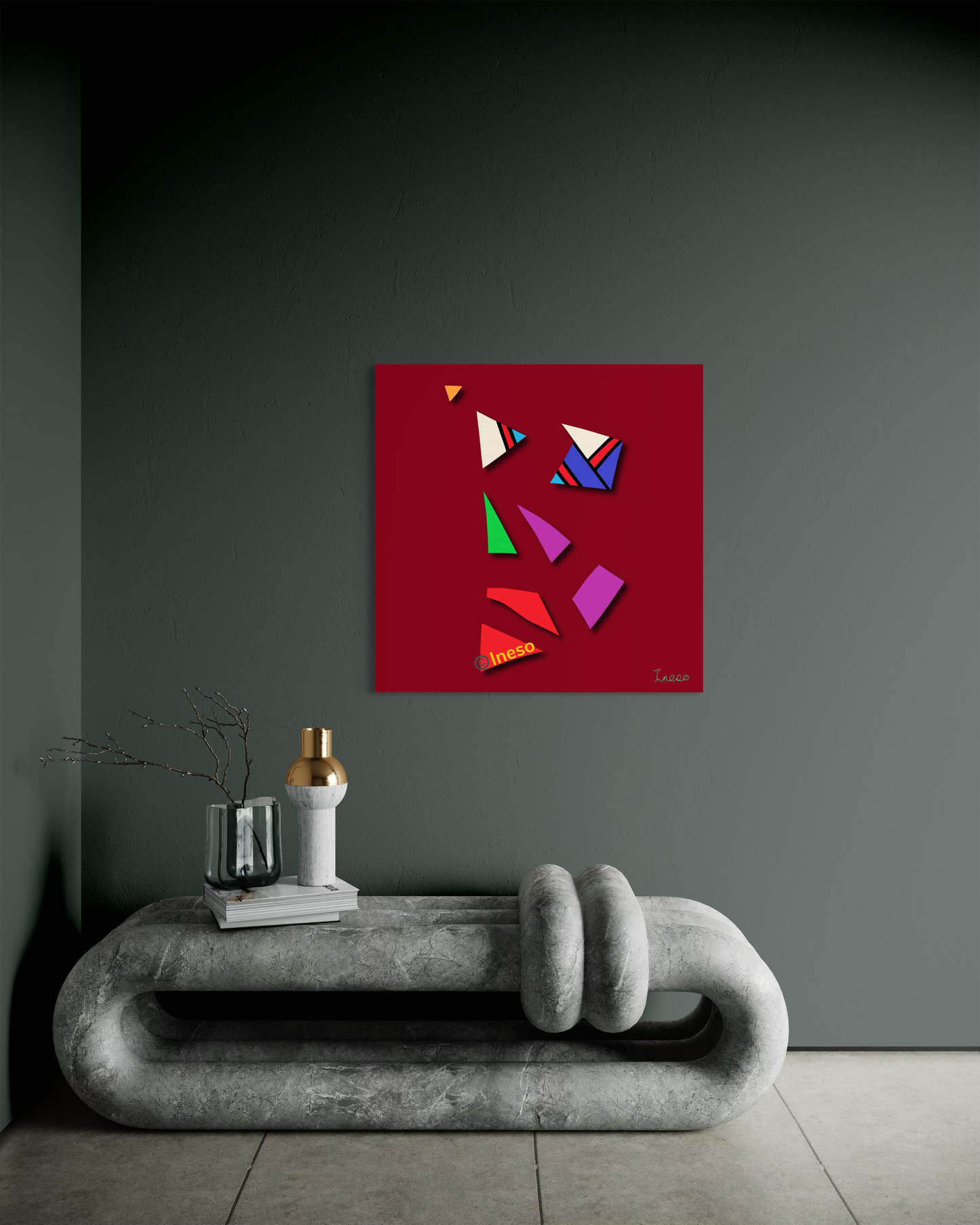 Adaeze, 40 x 40cm, 2024 (2 Variants)