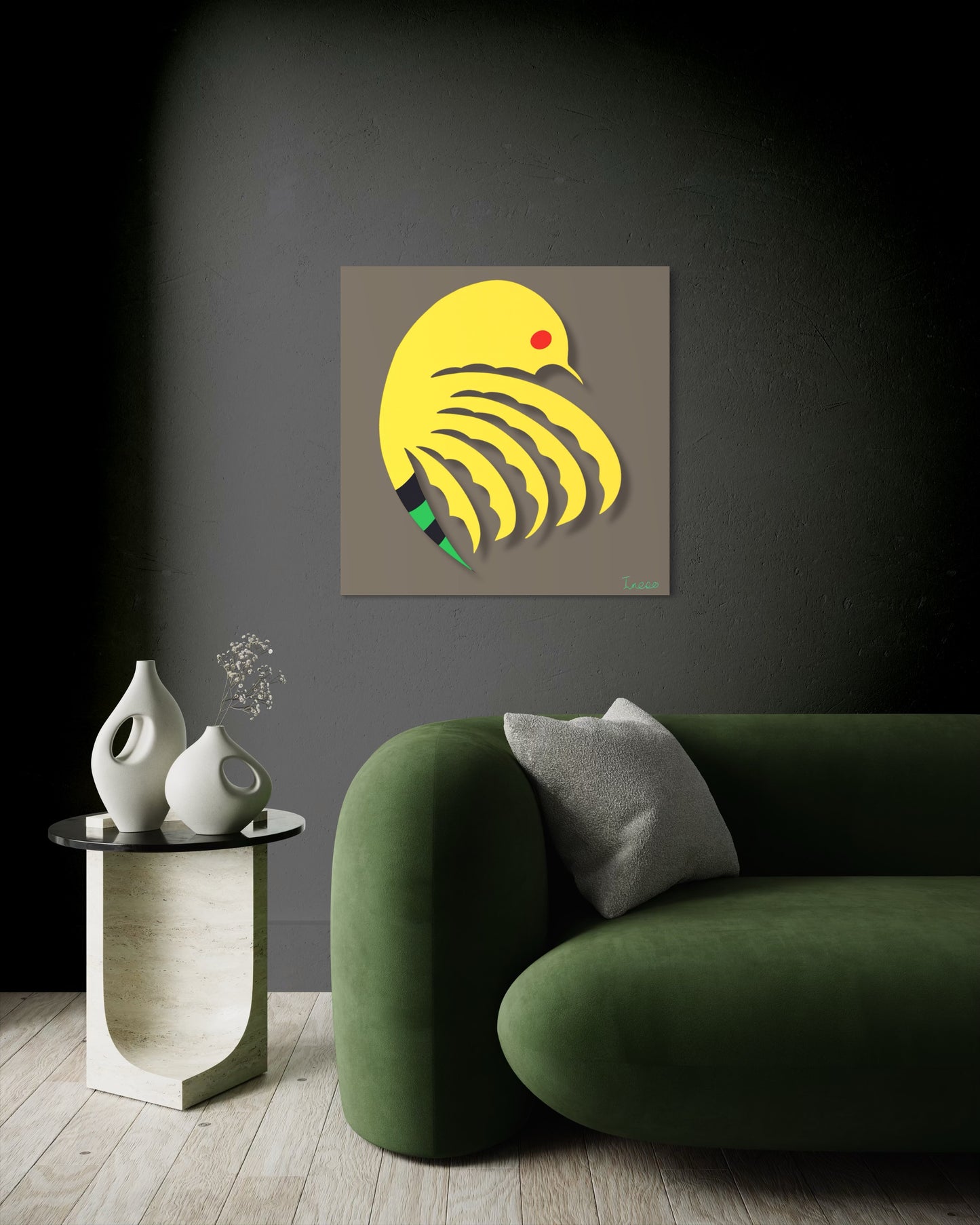 Talons, 40 x 40cm, 2016 (2 Variants)