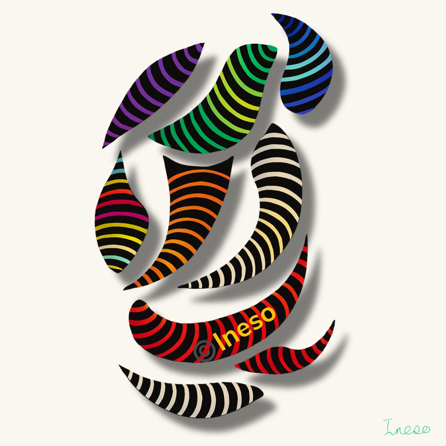 Count Your Blessings, 40 x 40cm, 2023