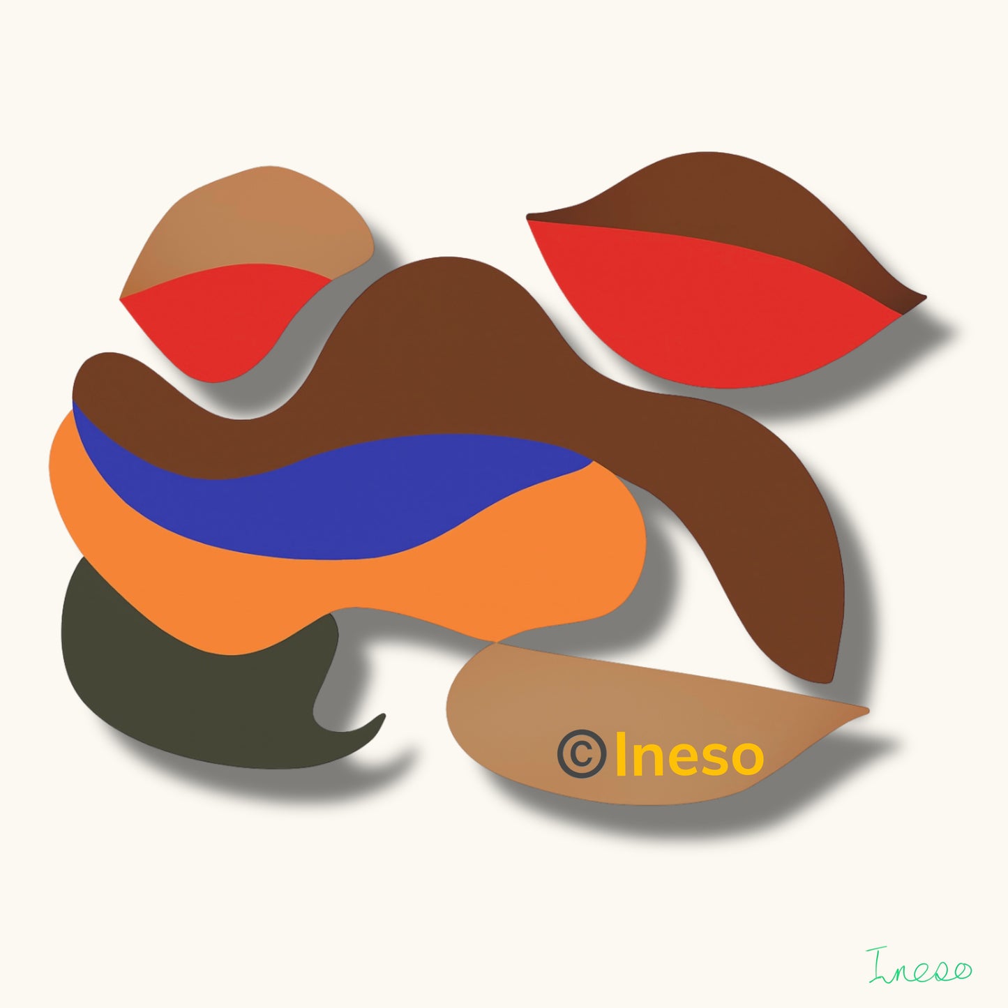 Sleepy, 40 x 40cm, 2024