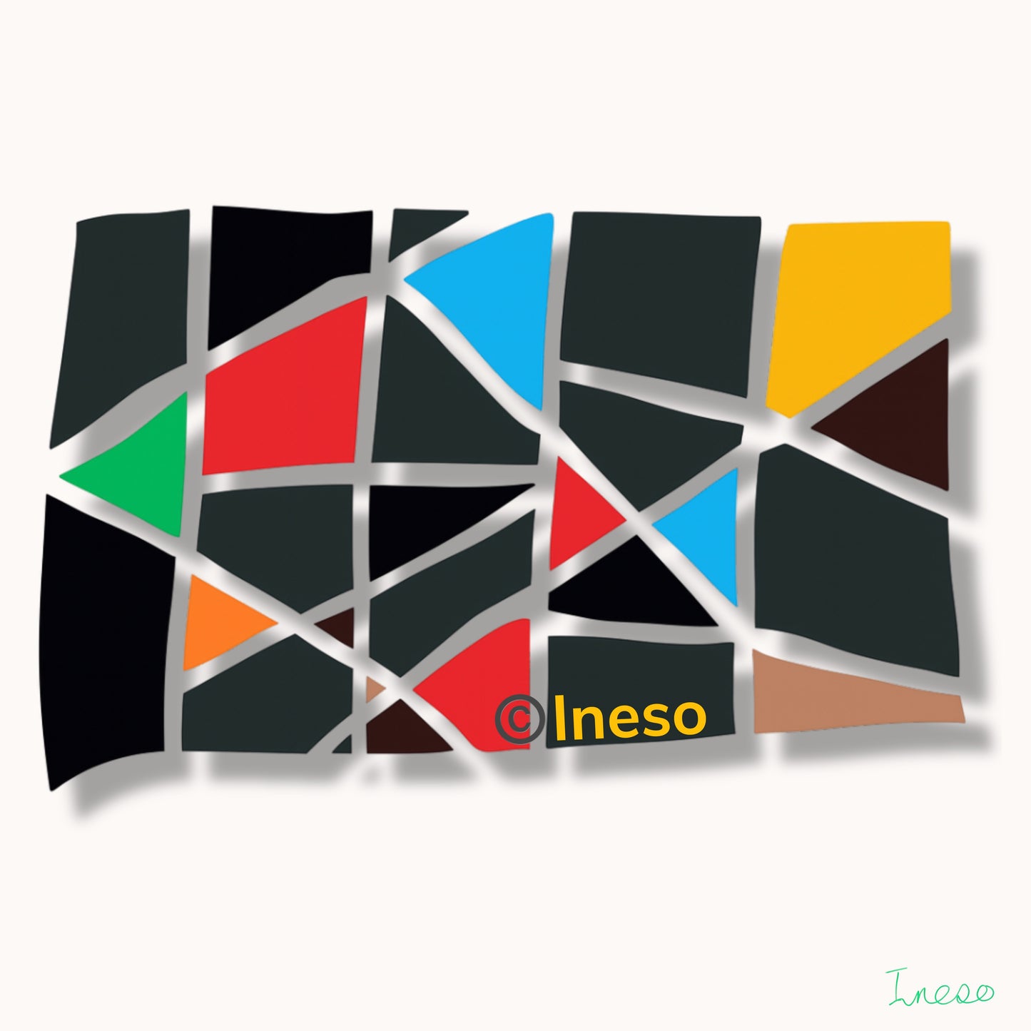 Cultural Wall, 40 x 40cm, 2023 (2 Variants)