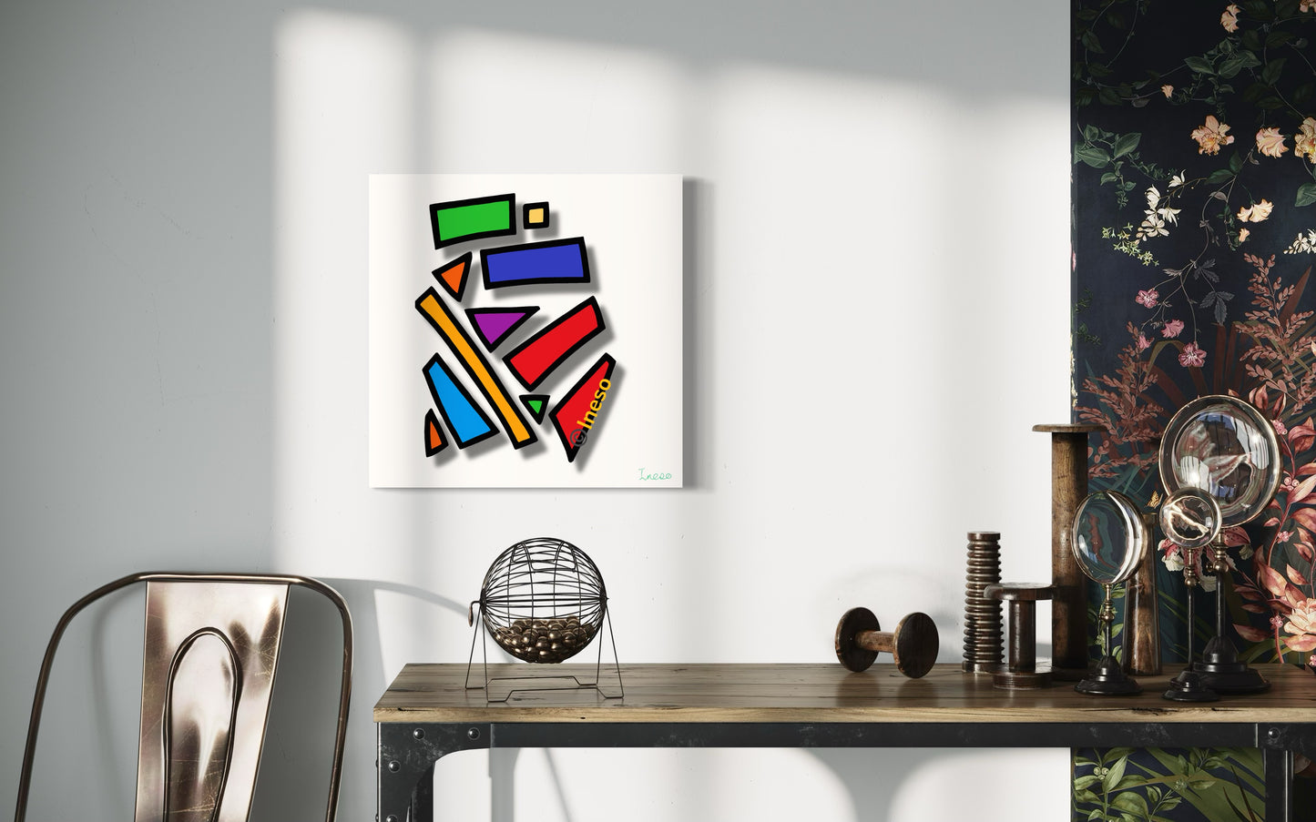 Thinking Of Home, 40 x 40cm, 2024