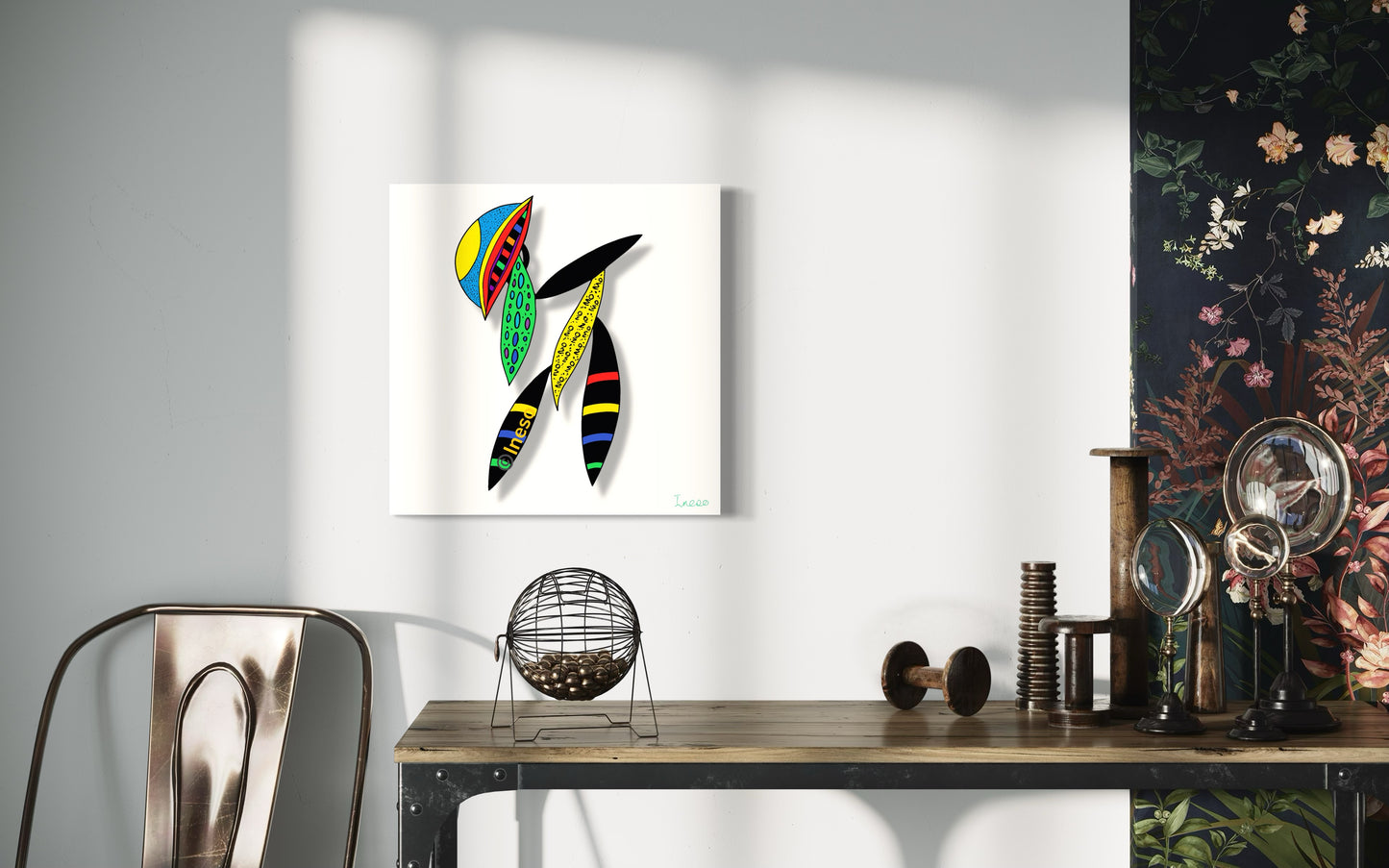 ….And Bow, 40 x 40cm, 2021 (2 Variants)