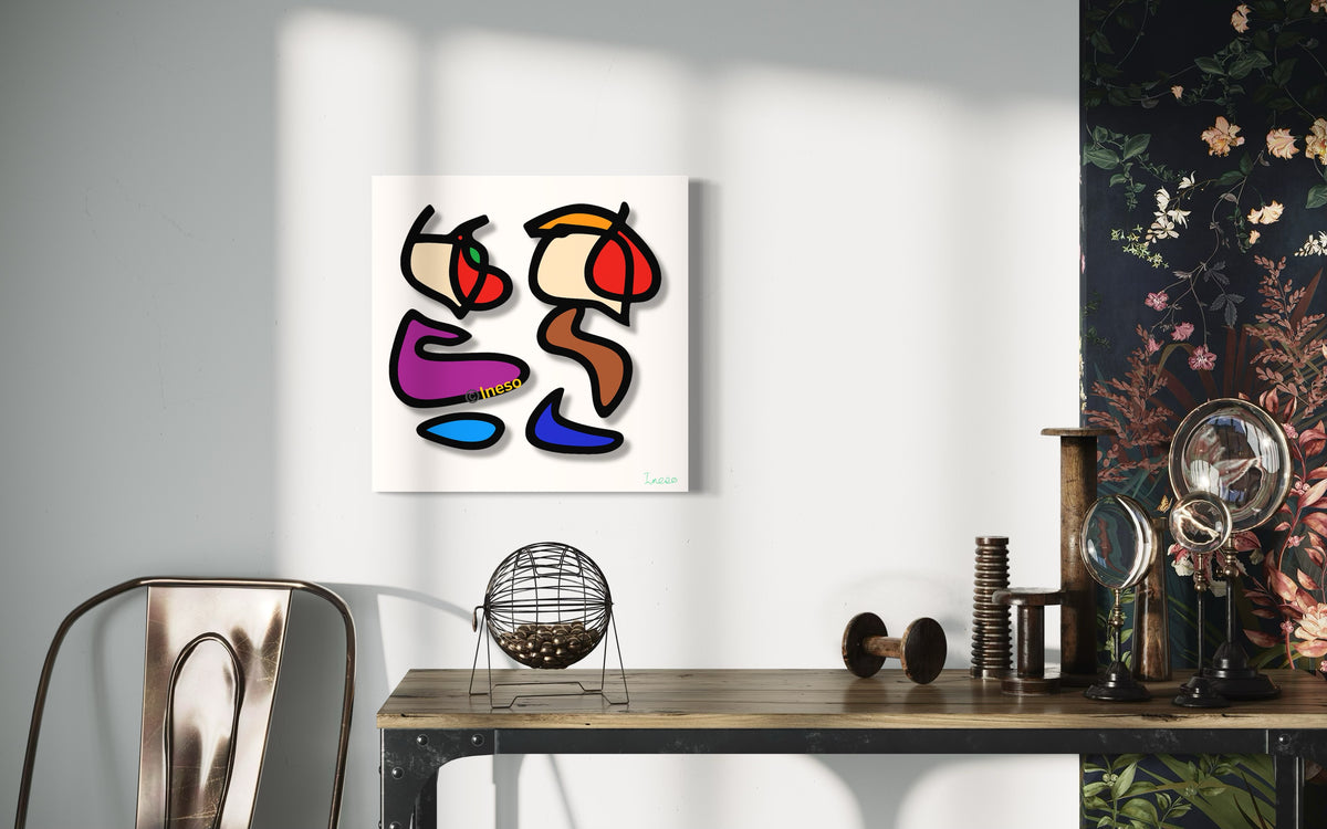 Our 5th Date, 40 x 40cm, 2023