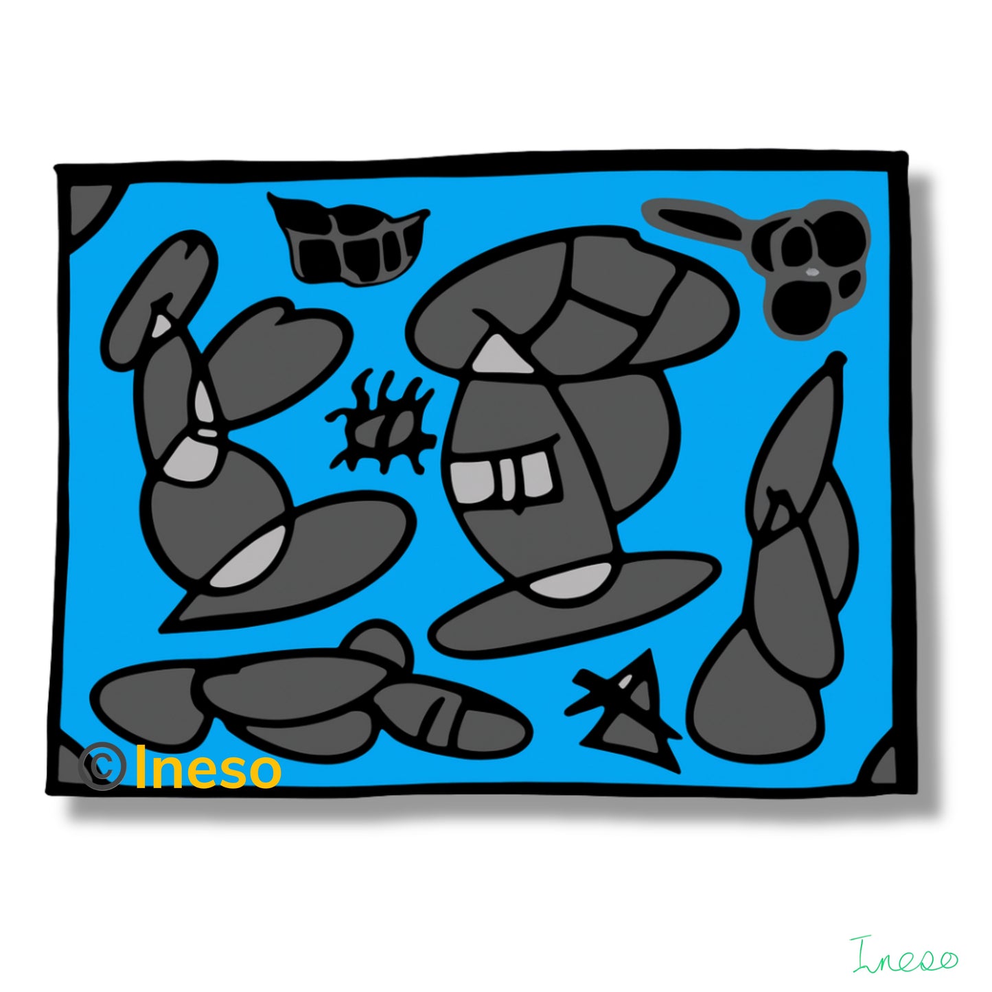 Workshop, 40 x 40cm, 2022 (8 Variants)