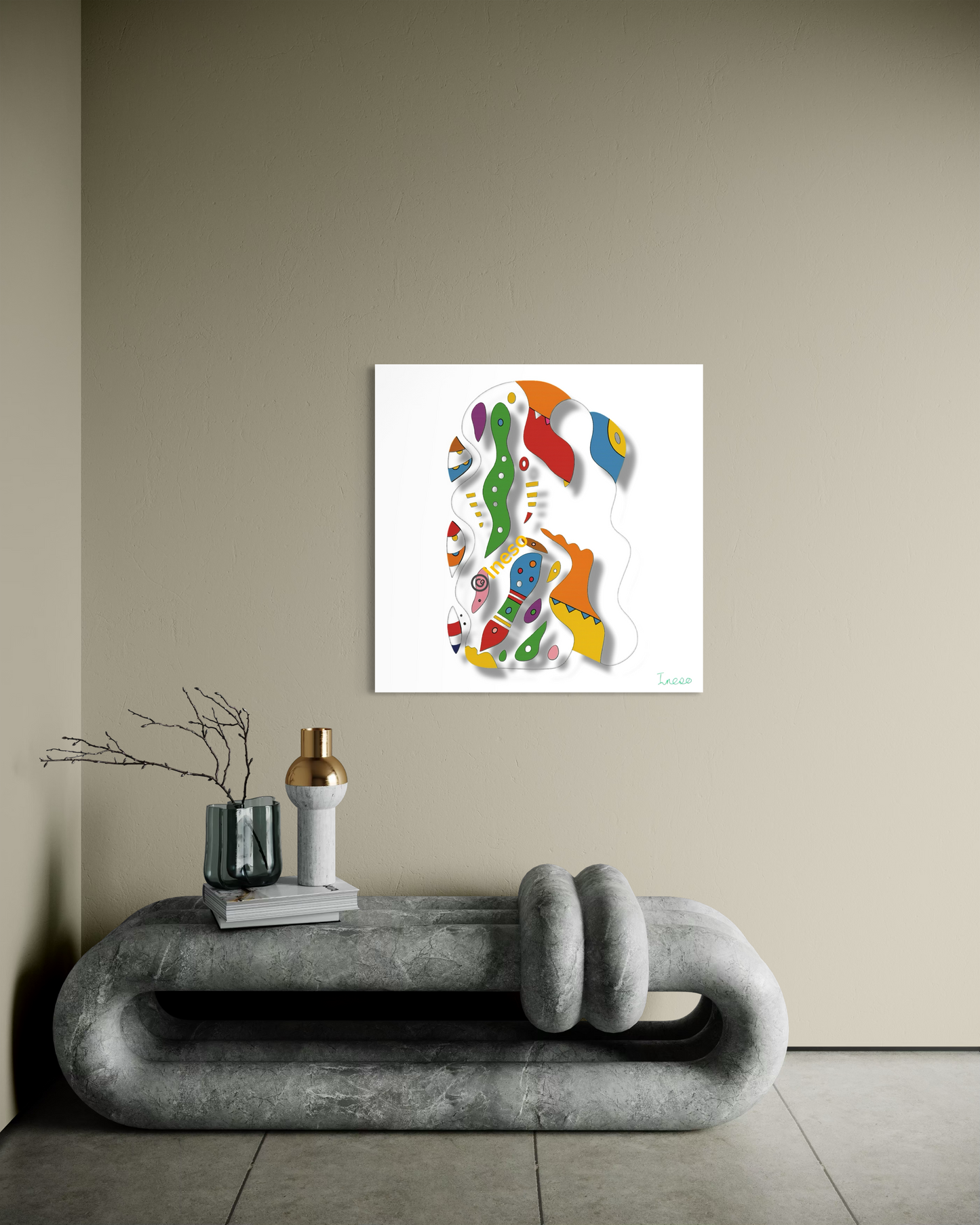 Mind Grammar, 40 x 40cm, 2019