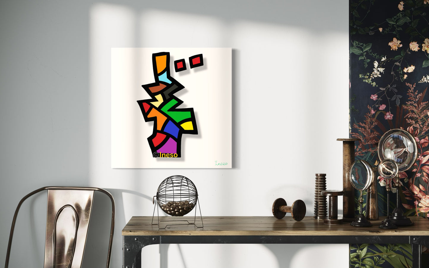 Thinking Of Beauty, 40 x 40cm, 2024