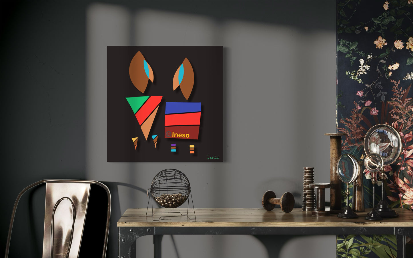 Brothers, 40 x 40cm, 2022 (2 Variants)