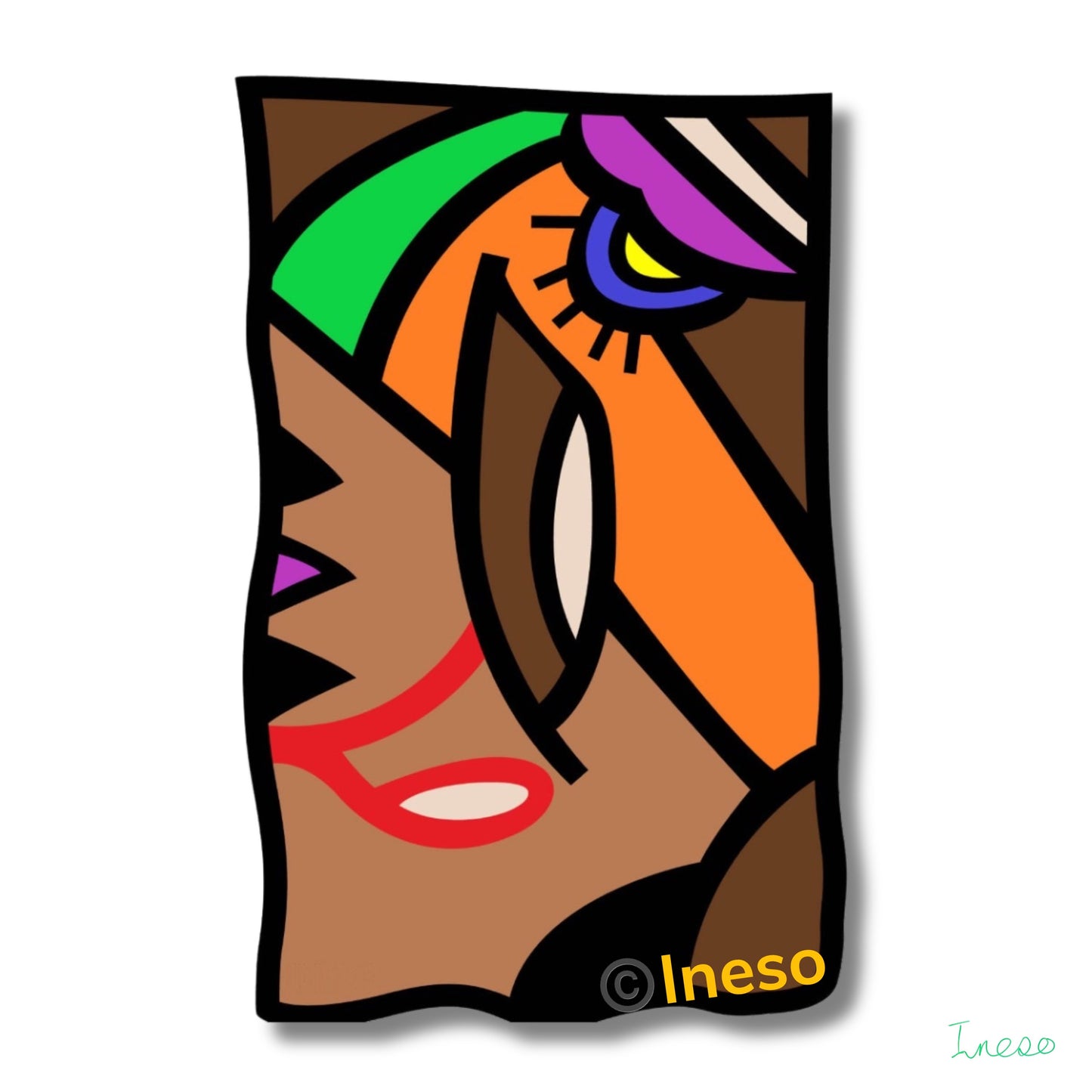 Isn’t She Pretty? 40 x 40cm 2022 (2 Variants)