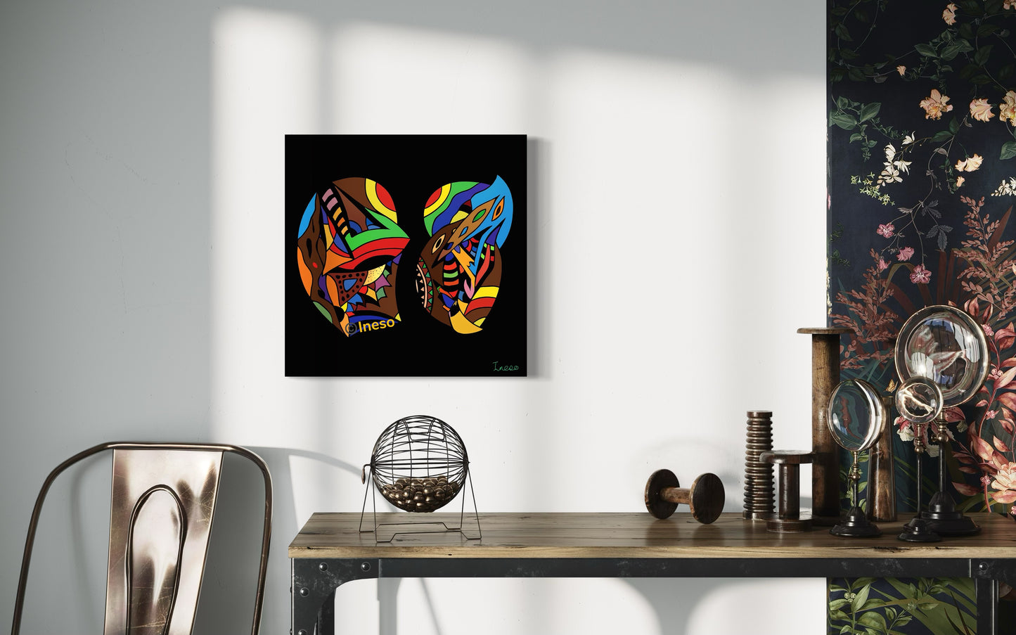 Moment Before First Kiss, 40 x 40cm, 2022