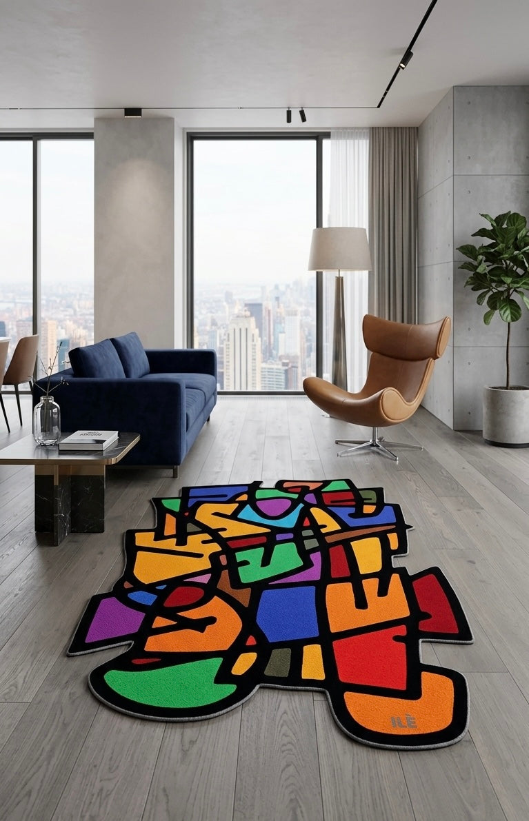 Rug: Question Everything, 150 x 95cm