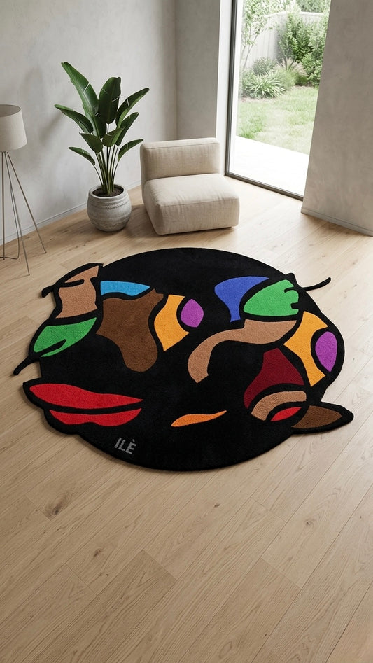 Rug: Makeup, 1.2m Diameter