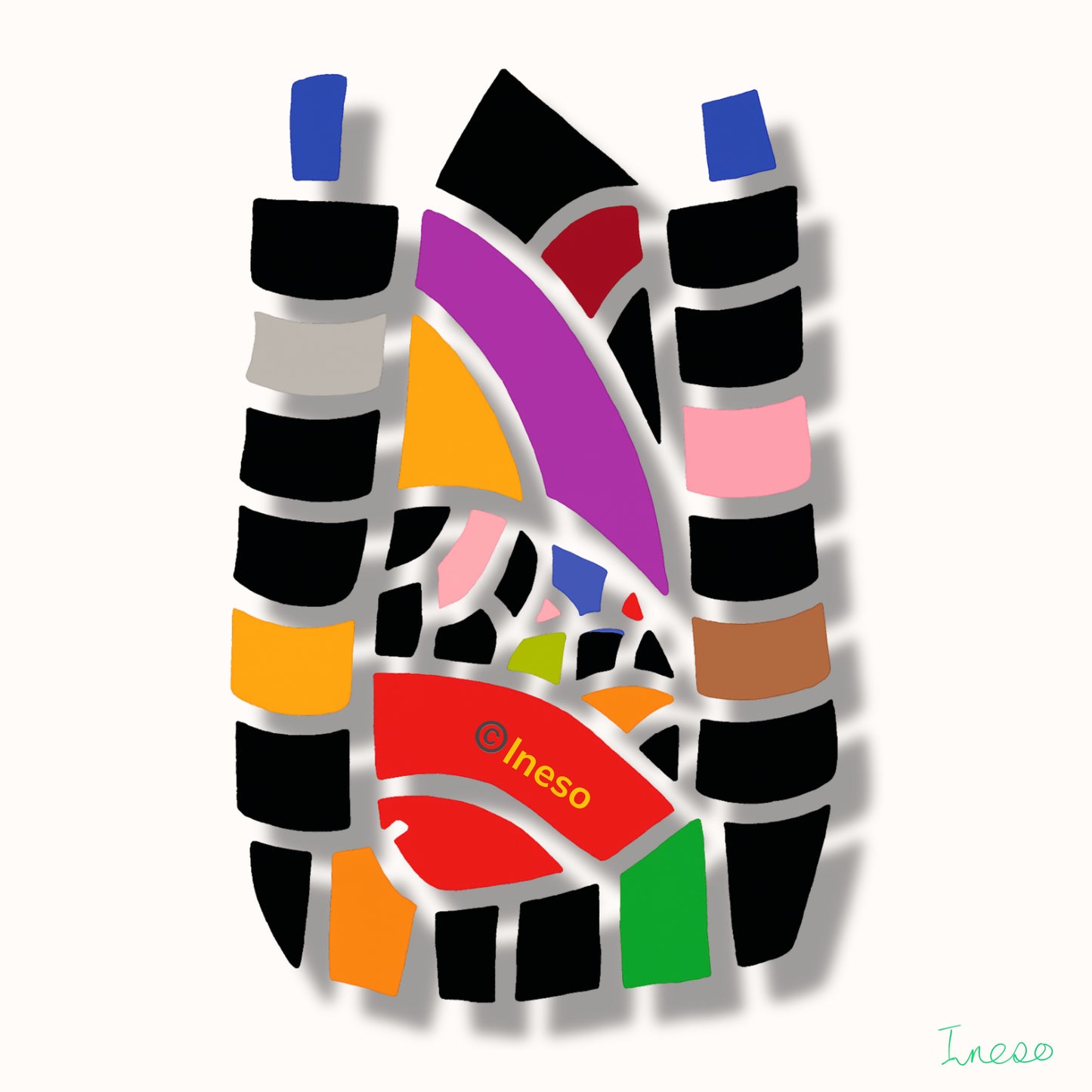 Brick By Brick, 40 x 40cm 2025