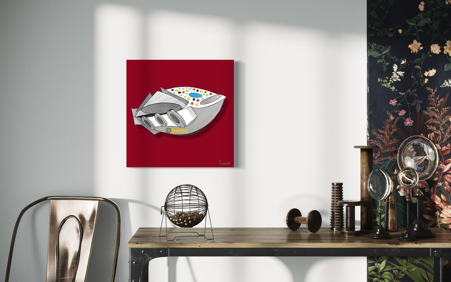Tuna Civilisation, 40 x 40cm, 2018