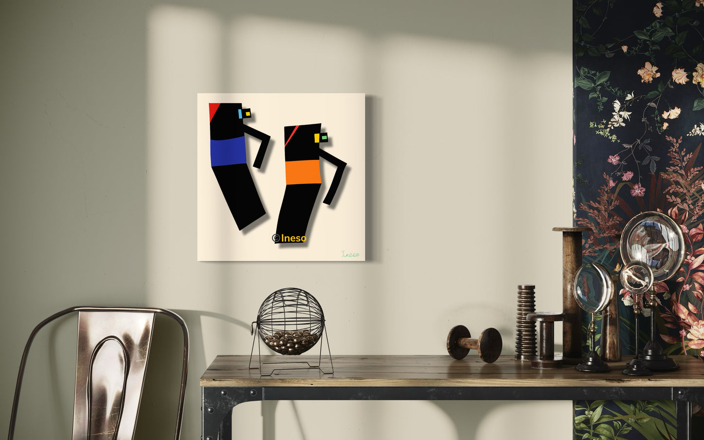 Sisters, 40 x 40cm, 2022 (2 Variants)