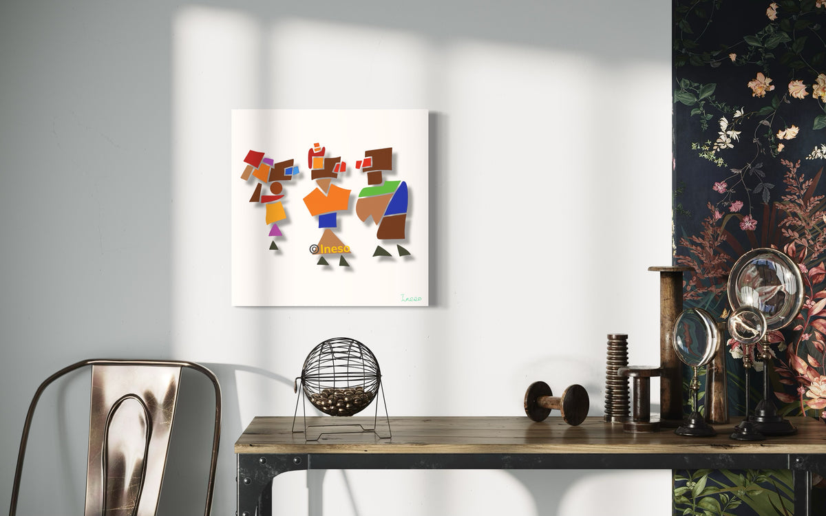 Dinner Party, 40 x 40cm, 2022