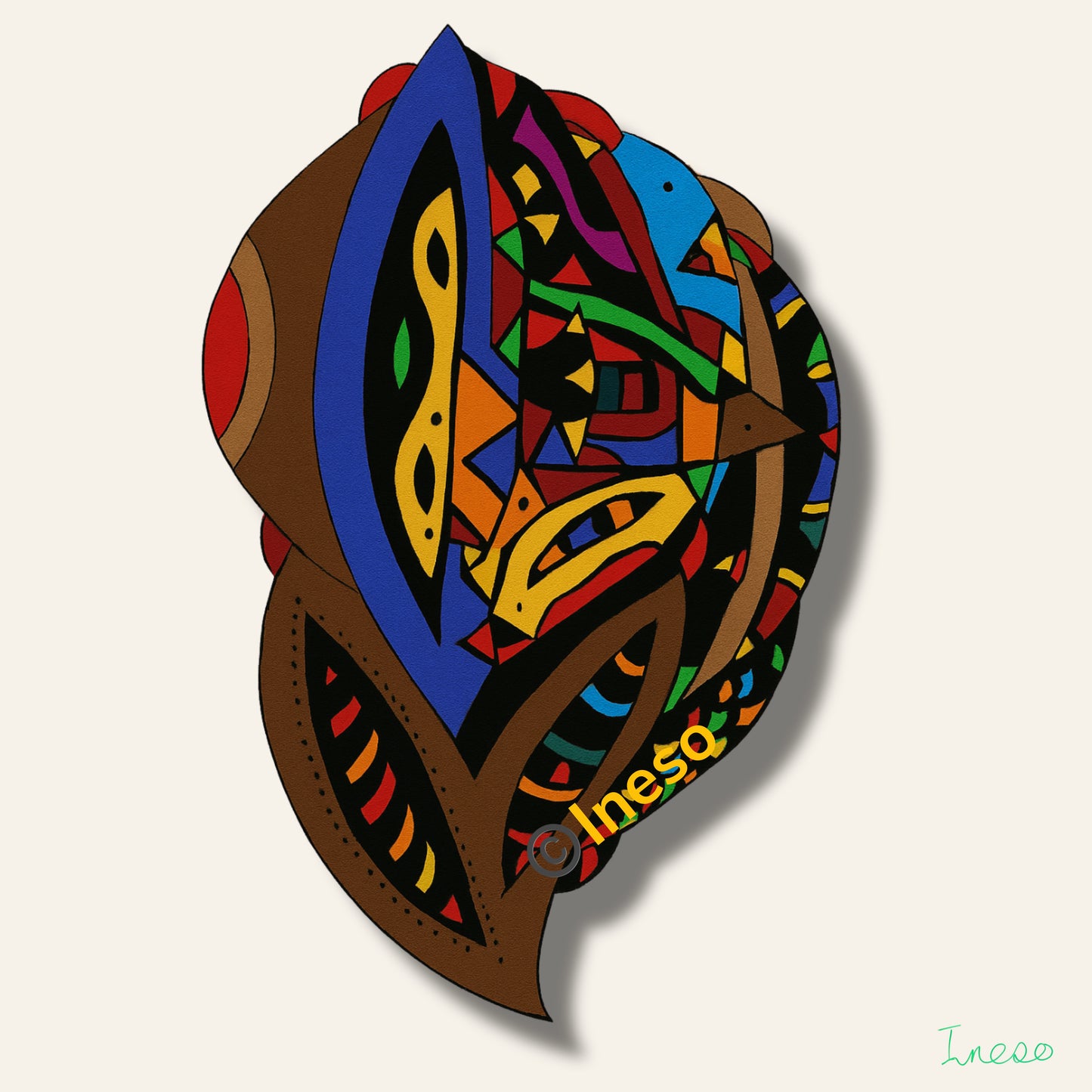 Ornament, 40 x 40cm, 2022