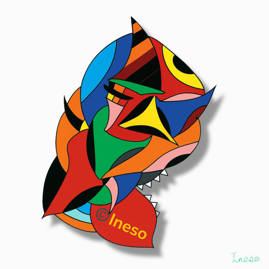 Beautiful Rage, 40 x 40cm, 2022