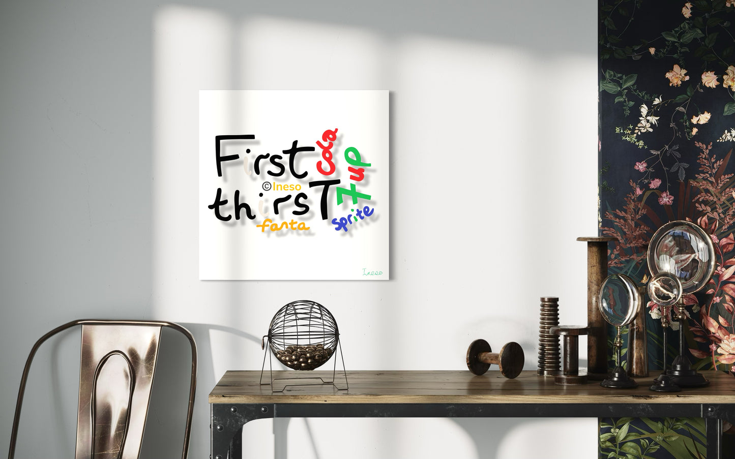 First Thirst, 40 x 40cm, 2025 (2 Variants)