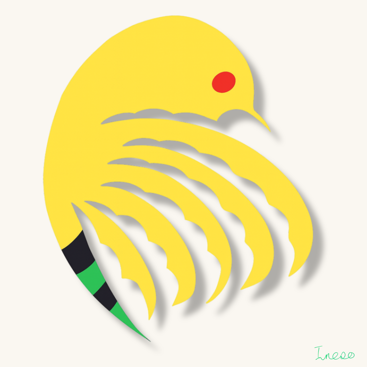 Talons, 40 x 40cm, 2016 (2 Variants)