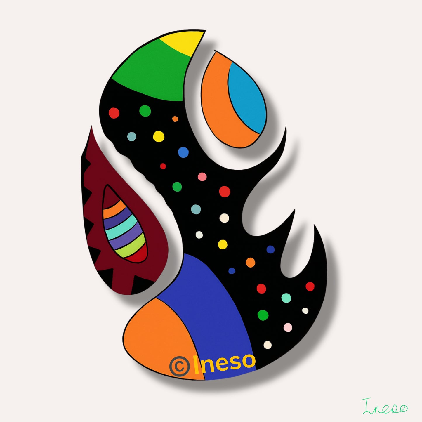 Save Me, 40 x 40cm, 2018