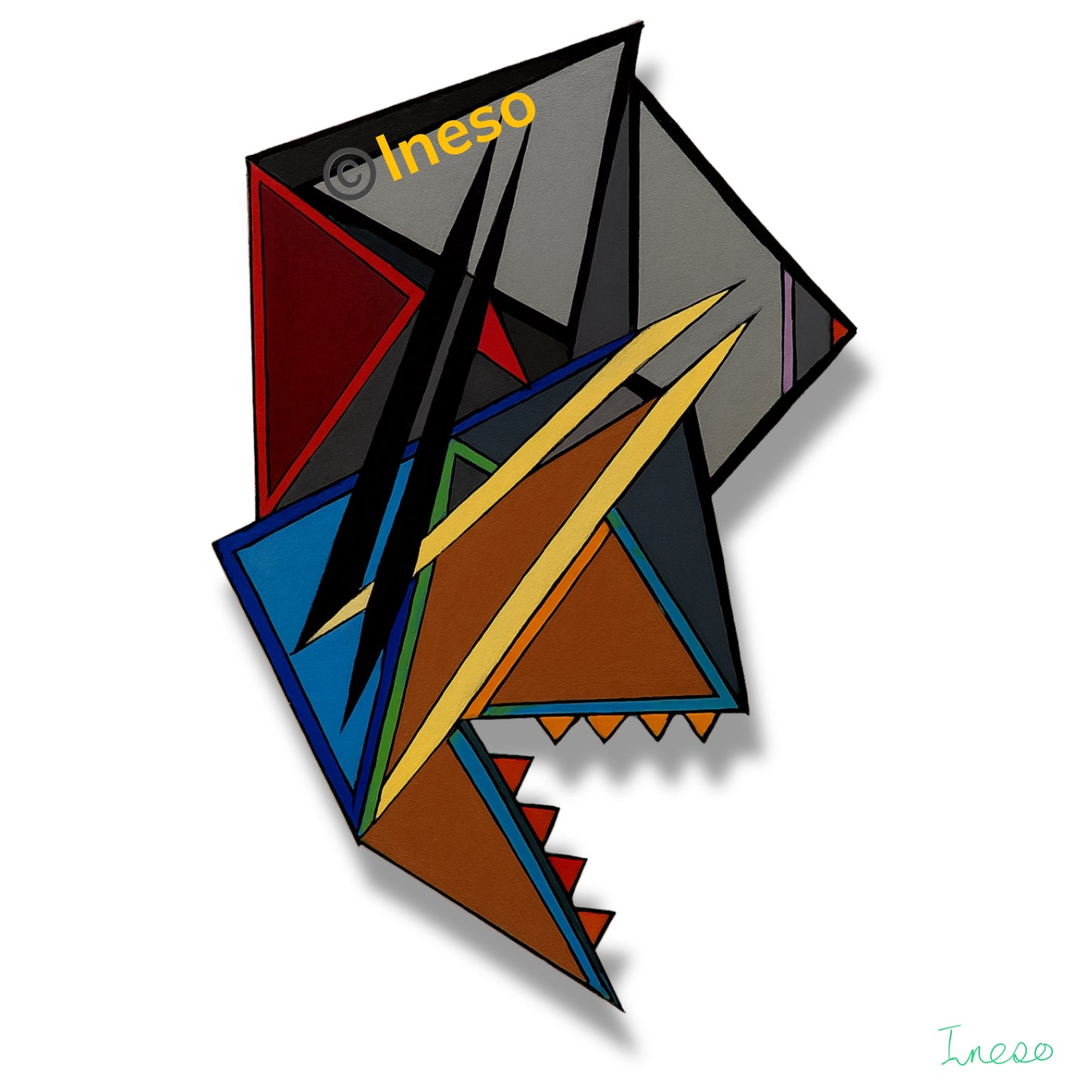 Grrr, 40 x 40cm, 2021 (2 Variants)