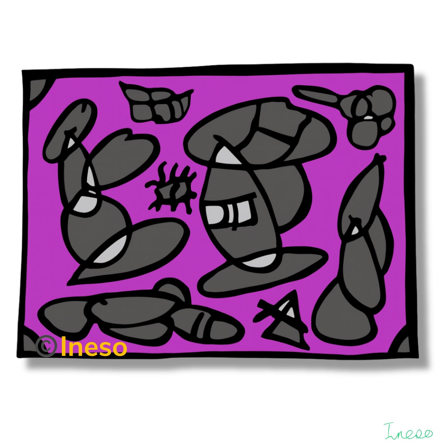 Workshop, 40 x 40cm, 2022 (8 Variants)