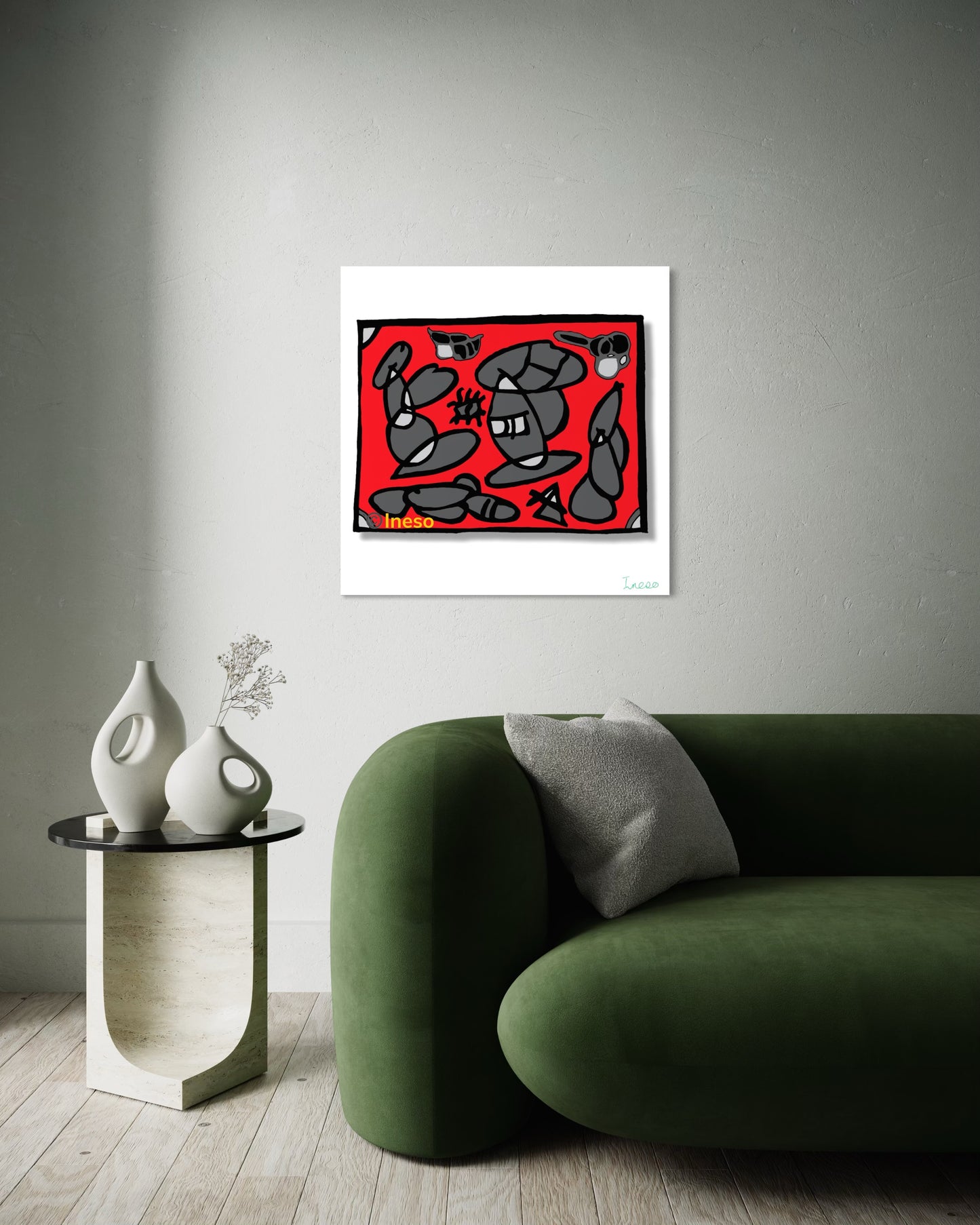 Workshop, 40 x 40cm, 2022 (8 Variants)