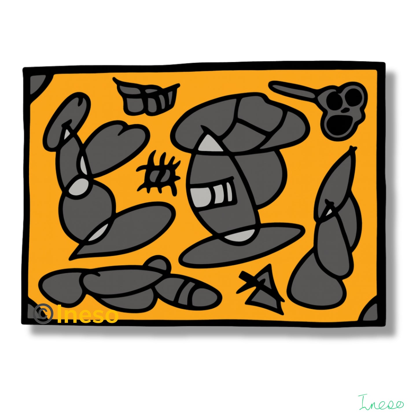 Workshop, 40 x 40cm, 2022 (8 Variants)