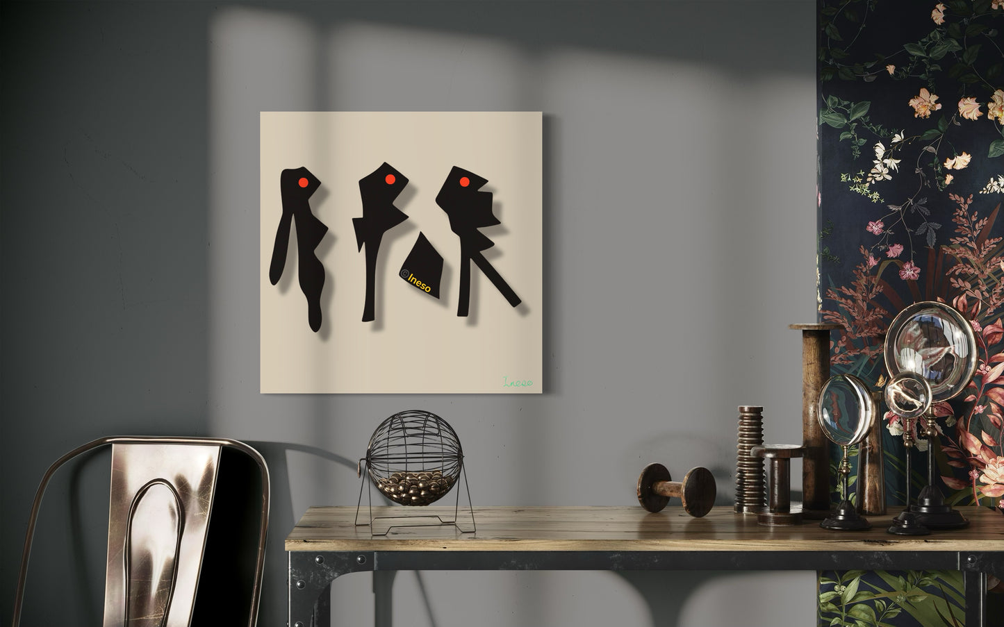 Concubines, 40 x 40cm, 2023