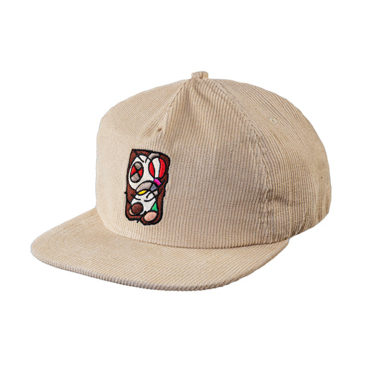 “Seen Too Much” - 5 Panel Corduroy Snap Back Cap