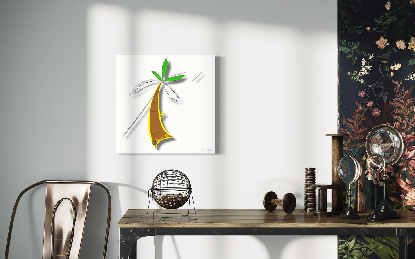 Palm Tree, 40 x 40cm, 2016