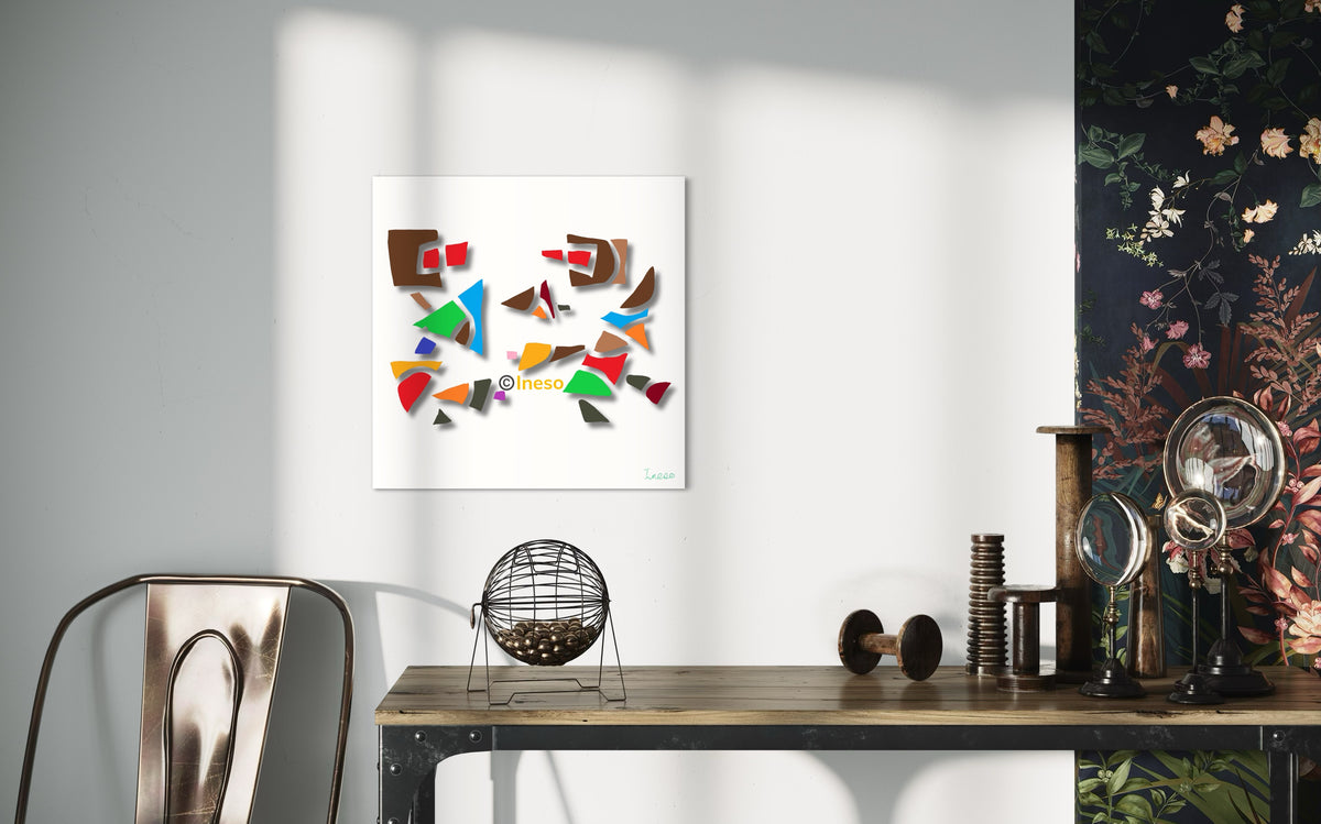 Fencing, 40 x 40cm, 2023