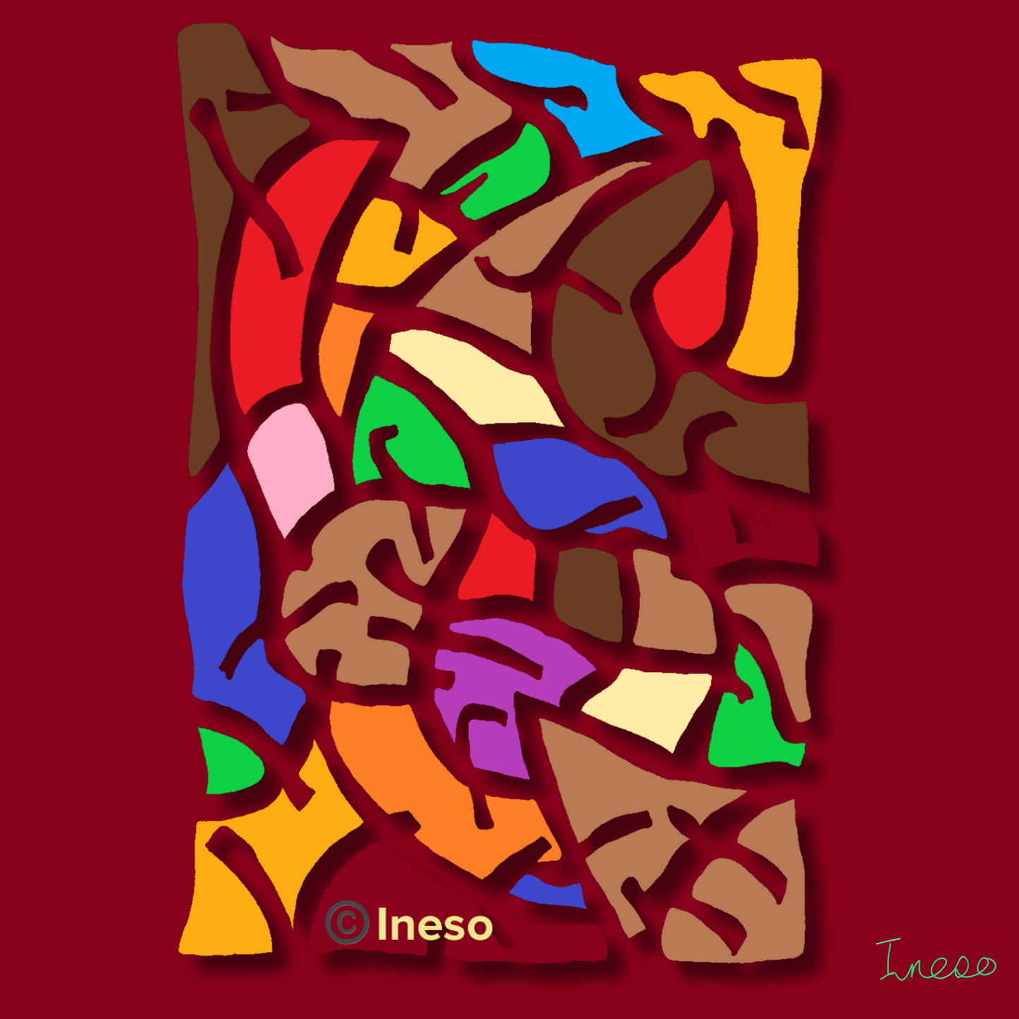 Food Critic, 40 x 40cm, 2022 (2 Variants)