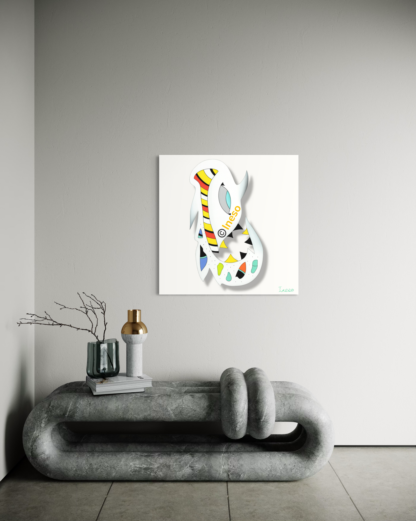 Beautifully Feral, 40 x 40cm, 2019
