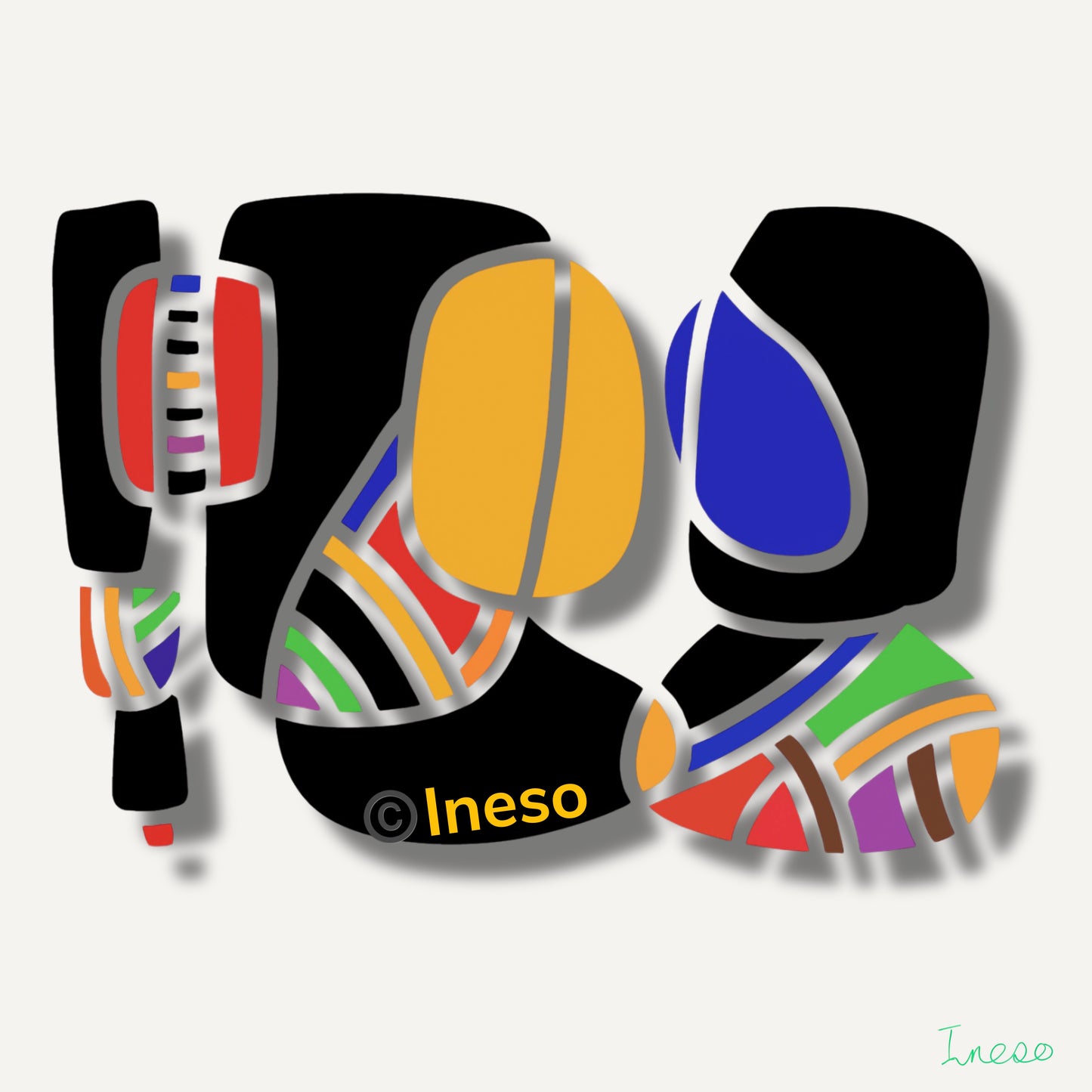 Negotiators, 40 x 40cm, 2023