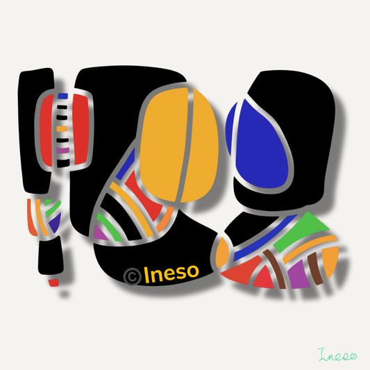 Negotiators, 40 x 40cm, 2023
